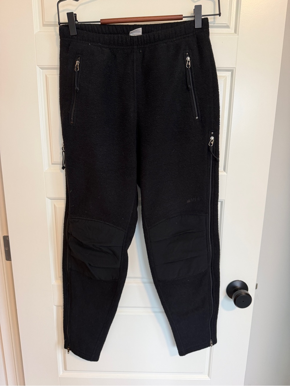 Mountain Equipment Co-op Black Fleece Jogger Pants